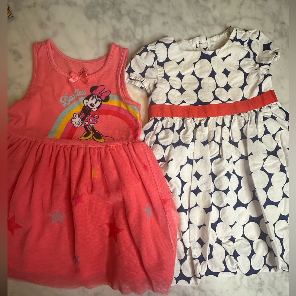 Toddler dress. Size: 2T. 2 pieces bundle. CUTE!